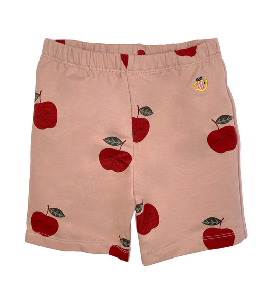 Pantalone corto in cotone biologico – Fantasia Mele