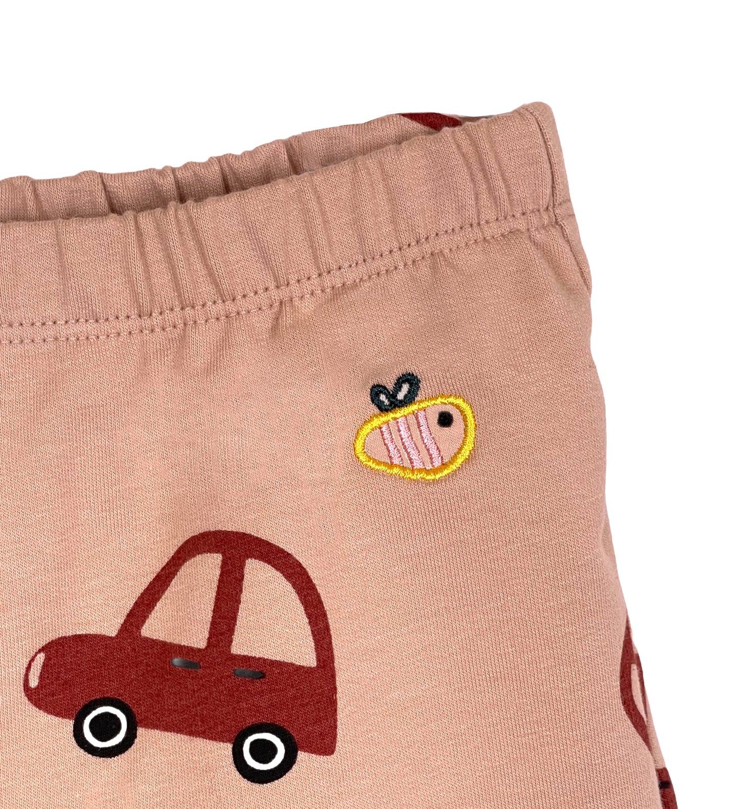 Pantalone corto in cotone biologico – Fantasia Macchinine