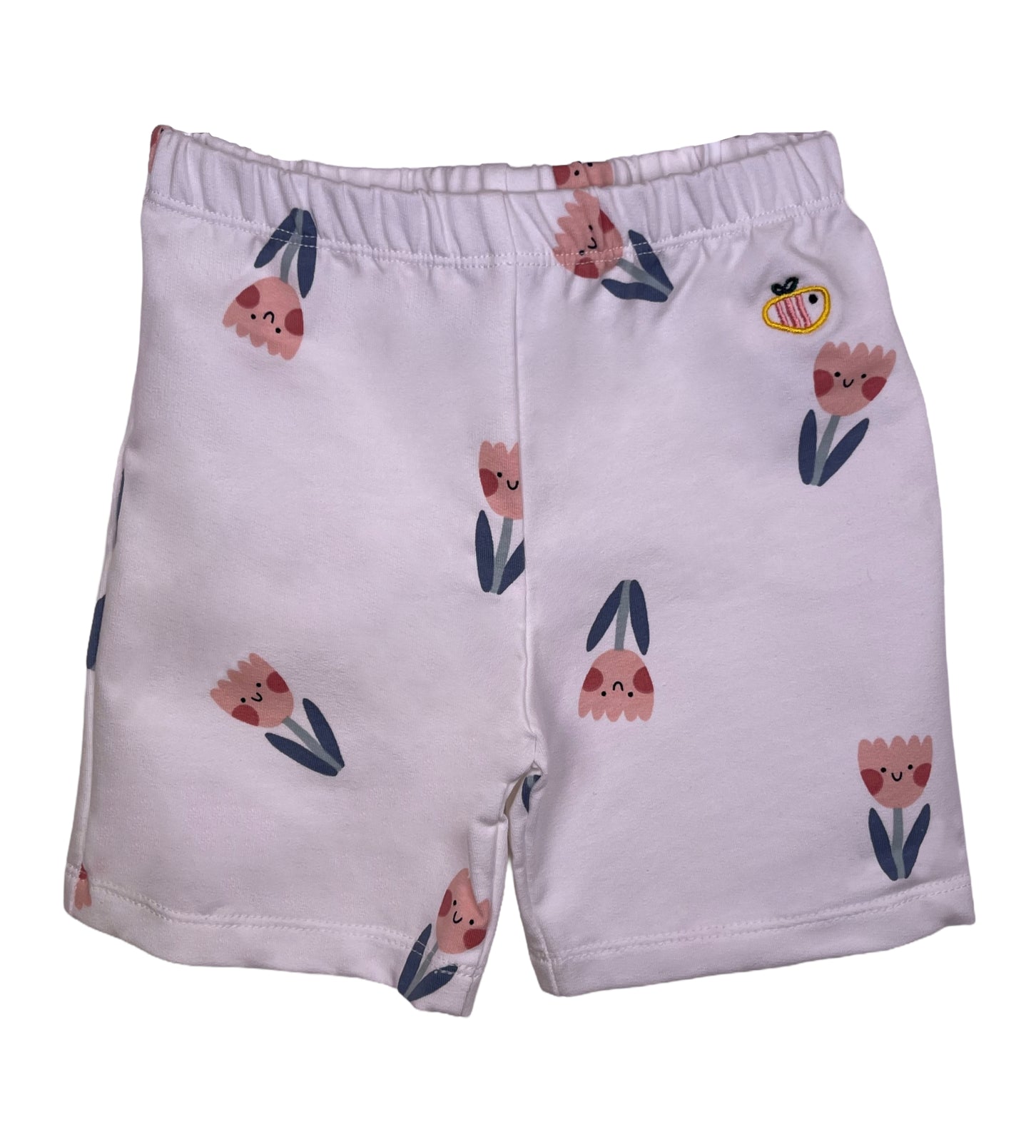 Pantalone corto in cotone biologico – Fantasia Tulipani