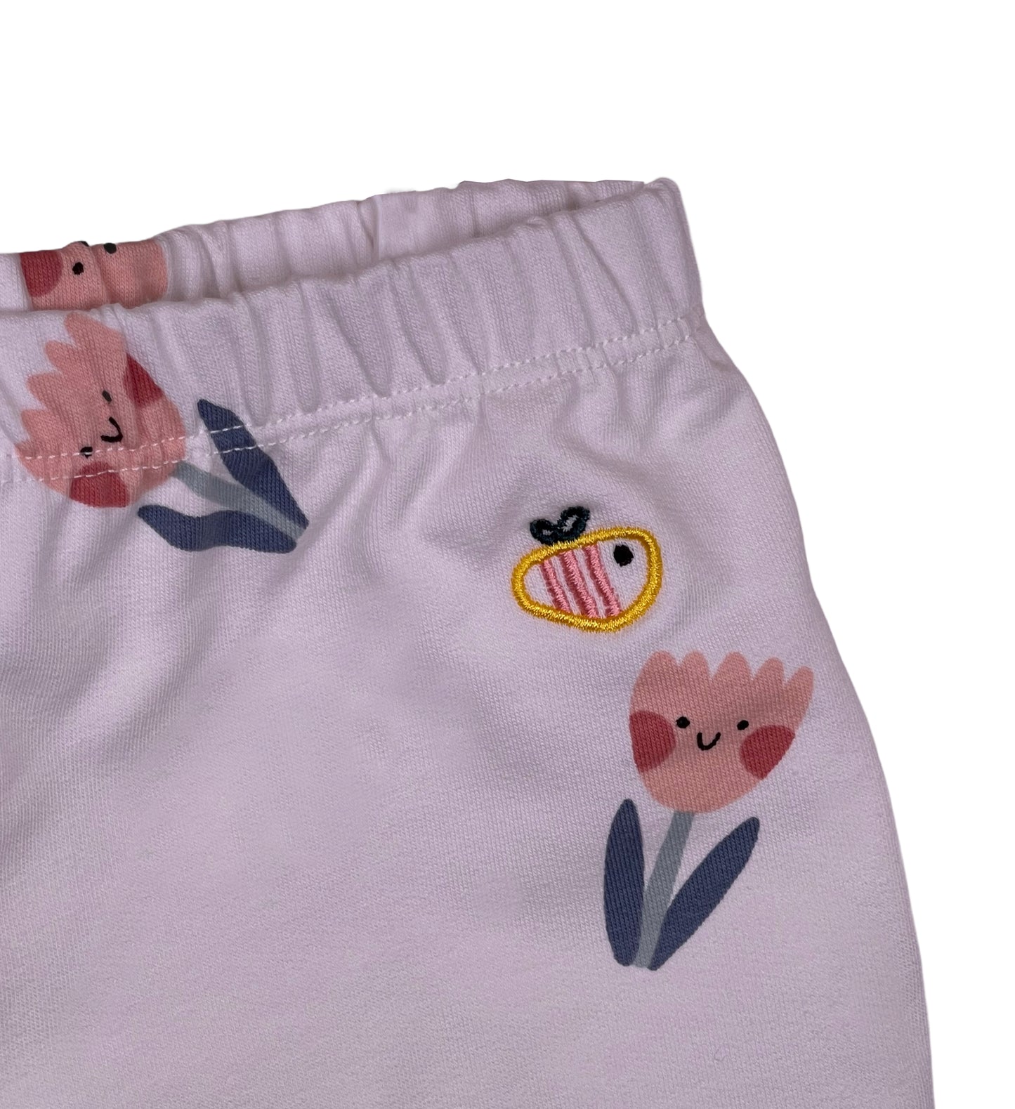 Pantalone corto in cotone biologico – Fantasia Tulipani