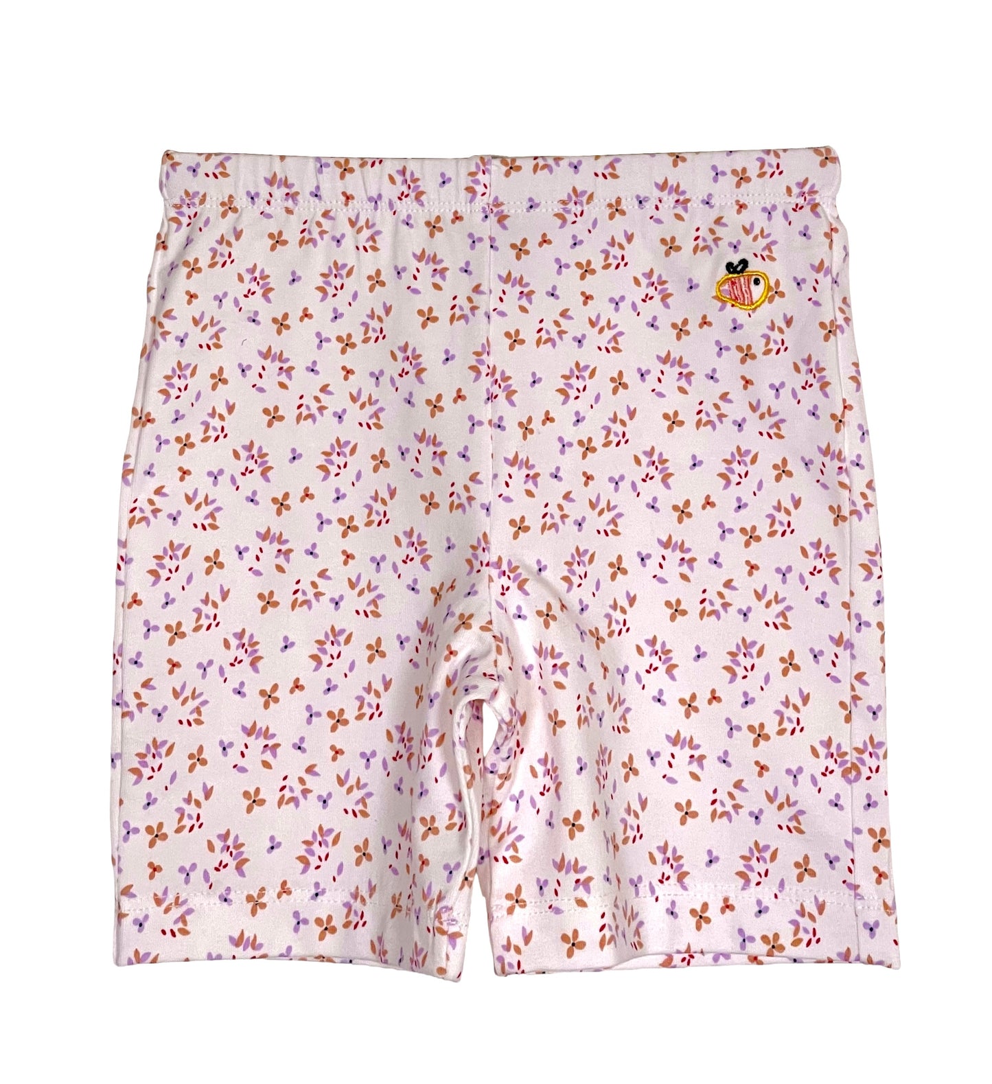 Pantaloncino e maglietta in cotone biologico – Fantasia Fiorellini