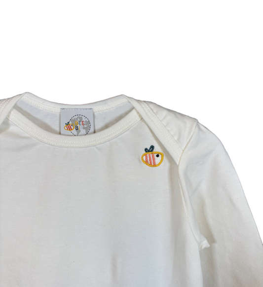 Body in cotone biologico - Avorio