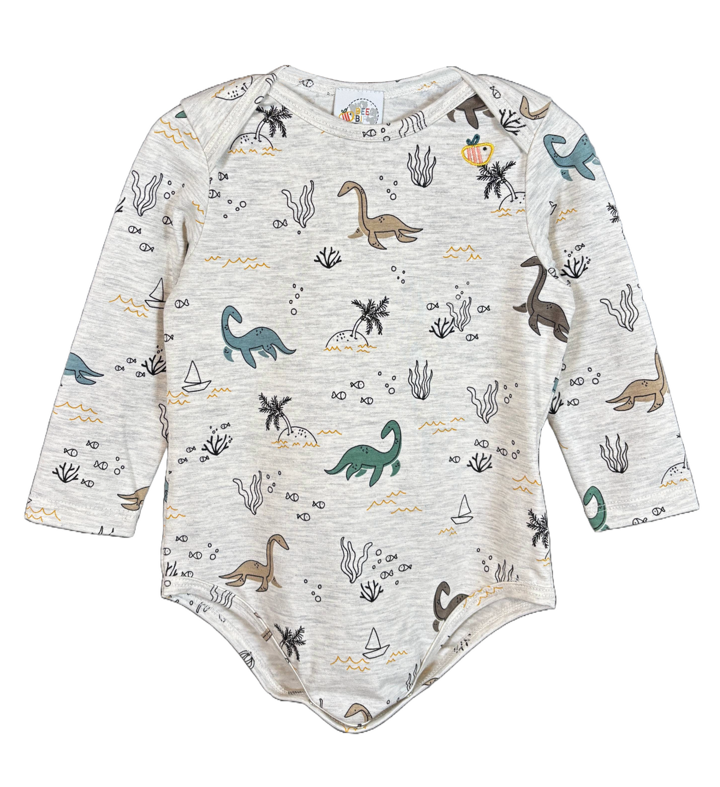 Body in cotone biologico – Fantasia Marina